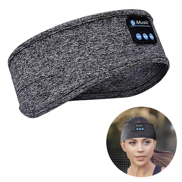 Sömnhörlurar Bluetooth Sports Pannband-hörlurar