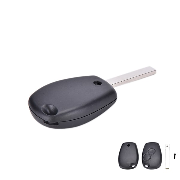 2-knappar Fob Shell Case Blad för Renault Modus