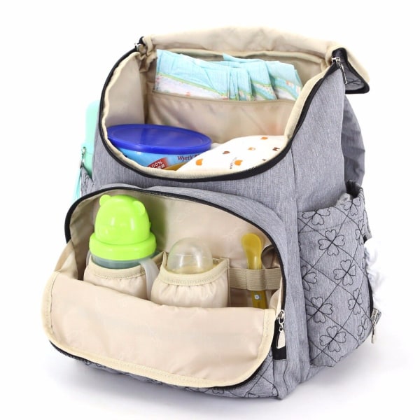 Baby Mamma Gravidblöjryggsäck svart 29,5*16*35cm khaki