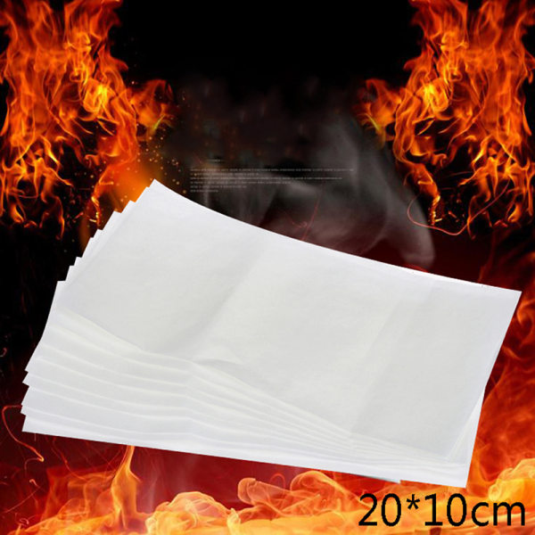 10 st 20*10cm Eldpapper Blixtflamma Eldpapper Magisk Pro