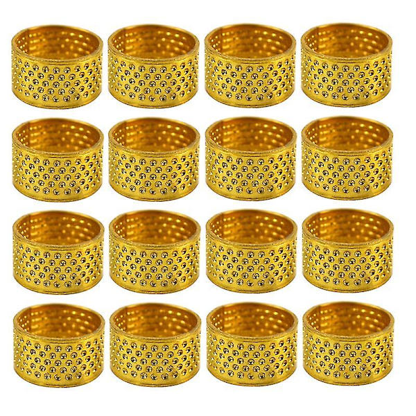 16:a Hemsömnad DIY-verktyg, guld fingerborg, hemsömnad nålpress