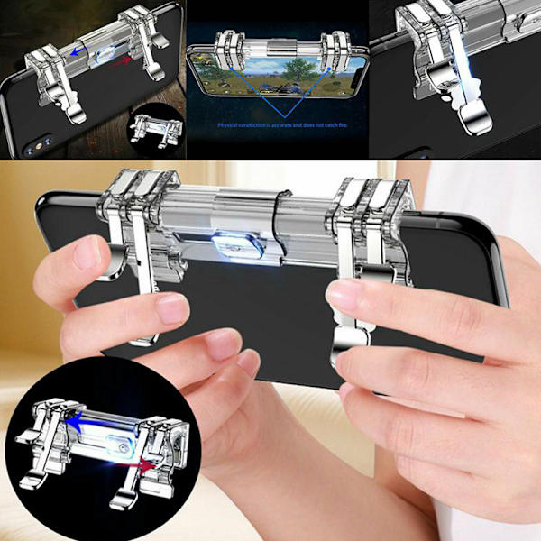Gaming Trigger Mobiltelefon för PUBG Game Fire Button Handle J B