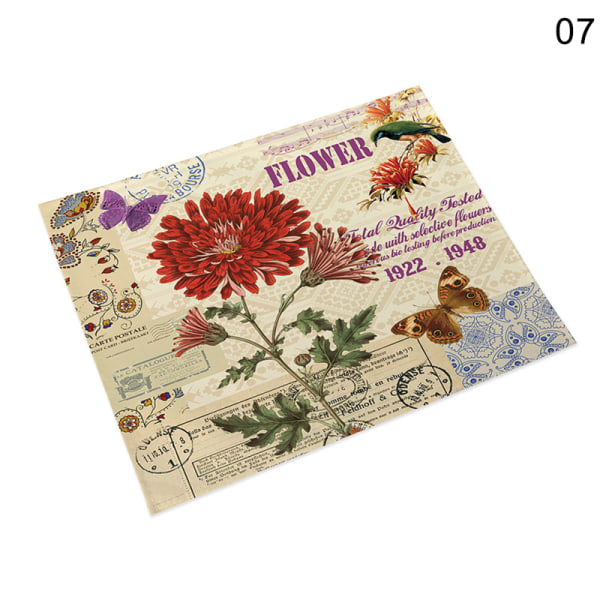 Shabby Chic Underlägg Rispapper Decoupage Stamperia Linne 05 07