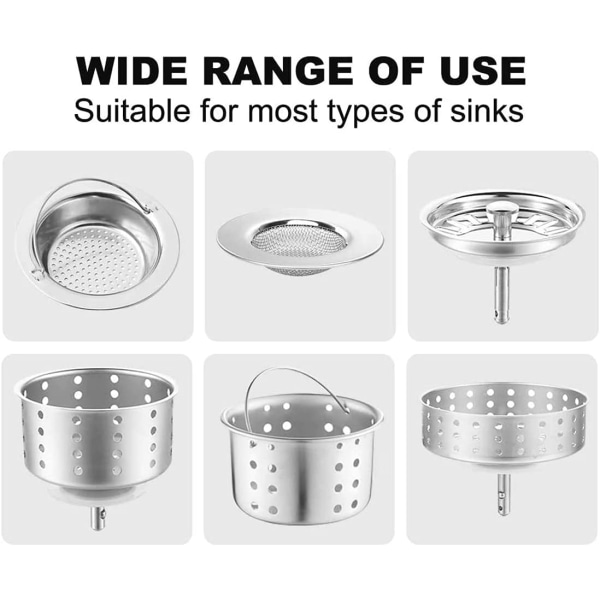 Diskbänkssil Mesh Mesh för diskho 100 PCS