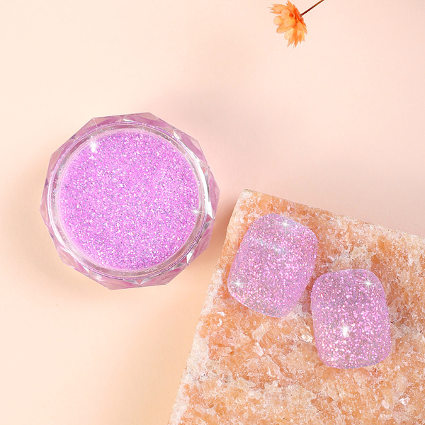 Nail Powder Candy Color Broken Diamond Powder Glitter Paljetter Sugar Powder [No.8]]