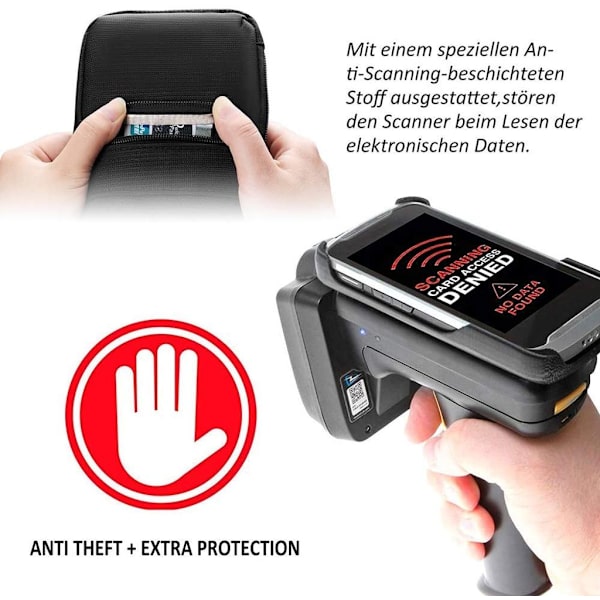 Mobiltelefonväska, RFID Interceptor Axelväska Multifunktionell Sportväska för utomhusbruk