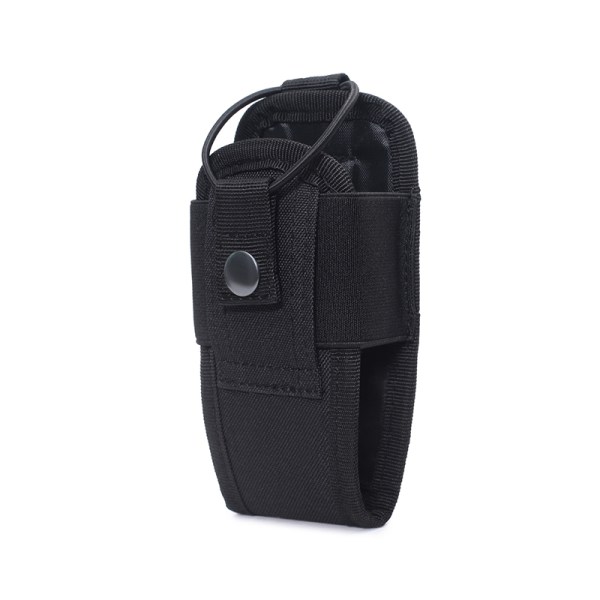 1000D Tactical Radio Walkie Talkie Pouch Midjeväska Hållare för H svart kamouflage One size