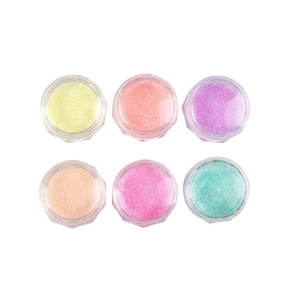 Nail Powder Candy Color Broken Diamond Powder Glitter Paljetter Sugar Powder [No. 6]]