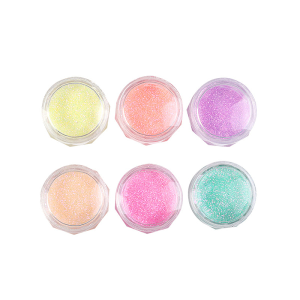 Nail Powder Candy Color Broken Diamond Powder Glitter Paljetter Sugar Powder [No.4]]