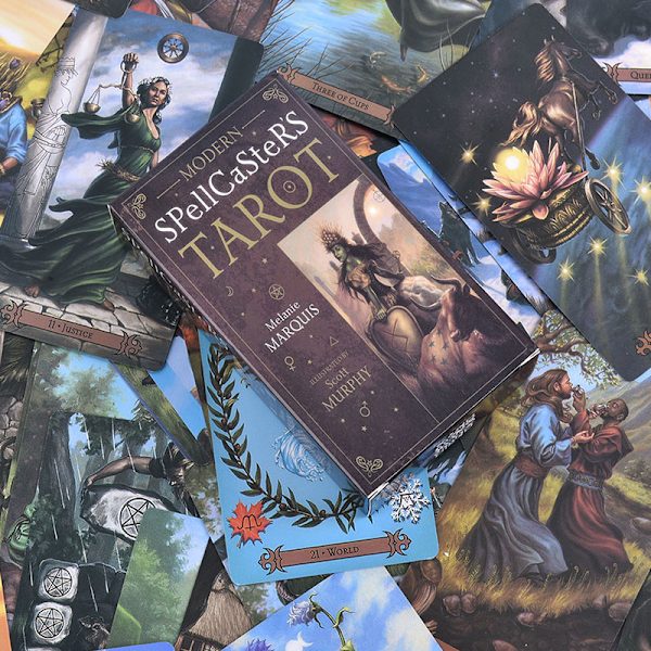 78st Modern Spellcaster's Tarot Full Engelska Tarotkortdäck Multicolor One Size