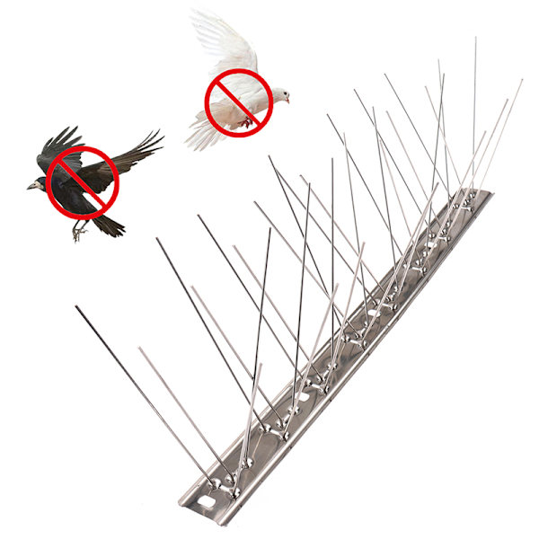 Anti Climb Spikes Staket rostfritt stål Spikes Bird Cat Repelle som bilden 1(250MM)