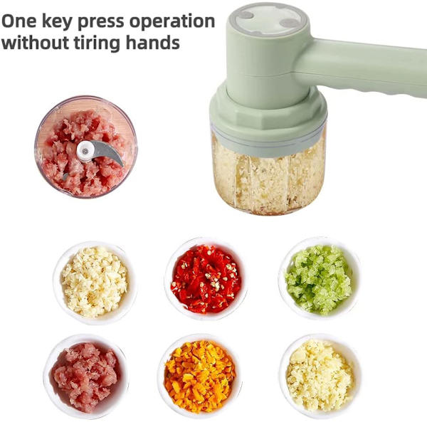 3 i 1 elektrisk mixer köksredskap vit white