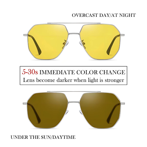 Polarized Pilot Solglasögon Solglasögon UV400 skydd