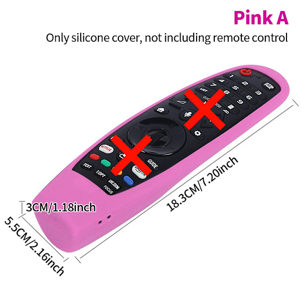 Skyddande case för LG AN-MR600/650 An-Mr18/19Ba 7(Blå B) 4(Pink A)