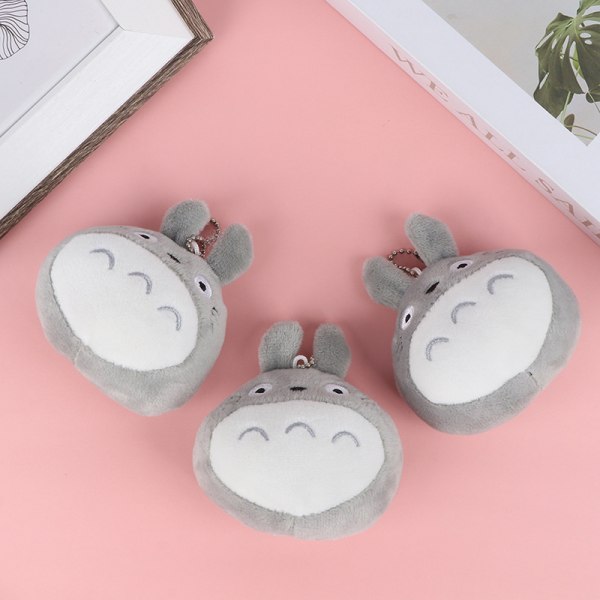 Tecknad Totoro Nyckelring Docka Nyckelring Par Väska Ornament Key