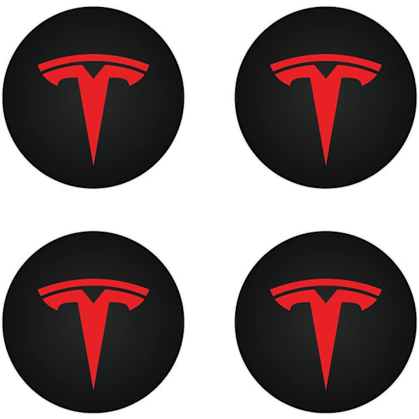 Center Cap (4st) för Tesla Model Y Model 3 Modifiering Navkapsel (