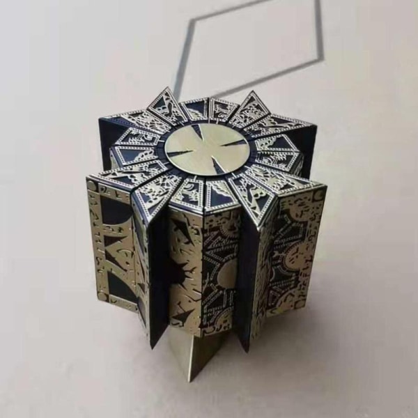 Creative Removable Configuration Lock Puzzle Box brun 7*7*7cm