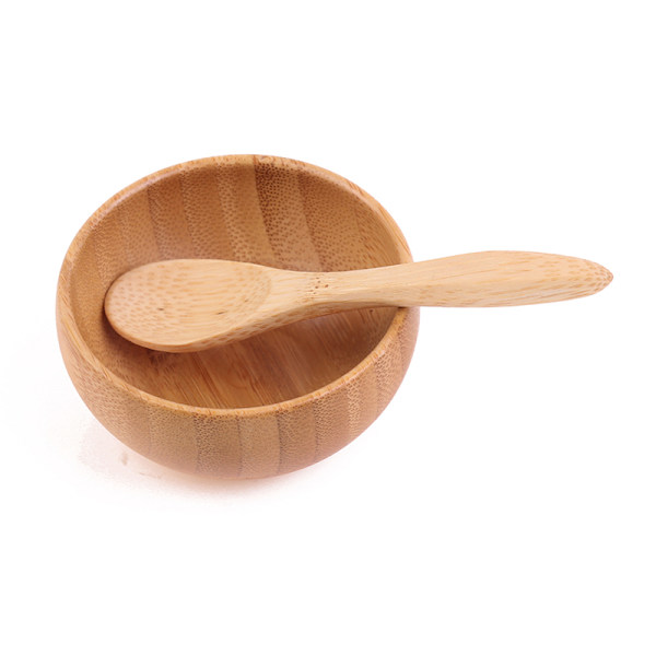 Skål e Liten Hudvård Ansiktsskål Eco Bamboo Mixing Tool Set