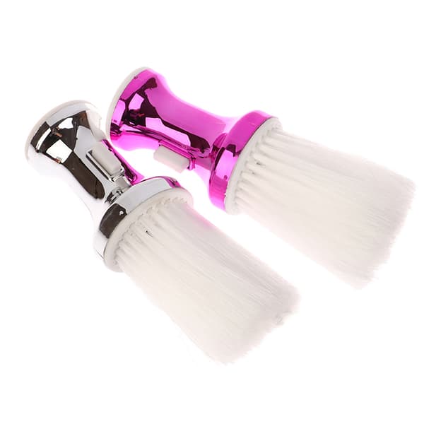 Lägg till Switch Brush Face Neck Duster Brushes Barber Beard Clean Br Red Silver
