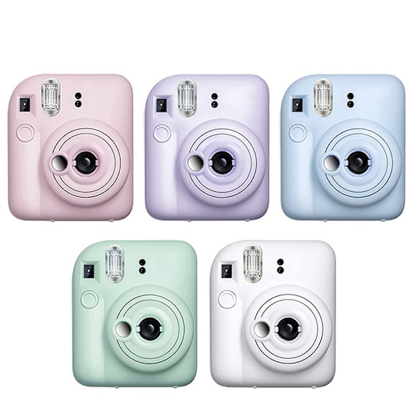 Kameraobjektiv Selfie-spegel för instax Mini 12 Purple White