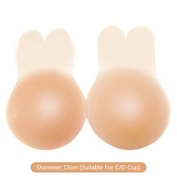 Silikon Nipple Cover Pushup Bröst För Kvinnor Intim Kanin Silikon 11cm TPU 13cm