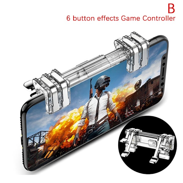 Gaming Trigger Mobiltelefon för PUBG Game Fire Button Handle J B