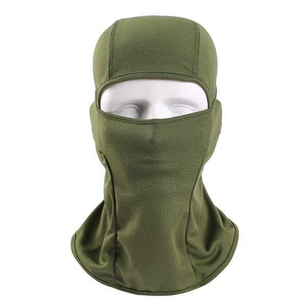 Tactical Mask Airsoft Full Face cykelvandringshalsduk Svart Army green
