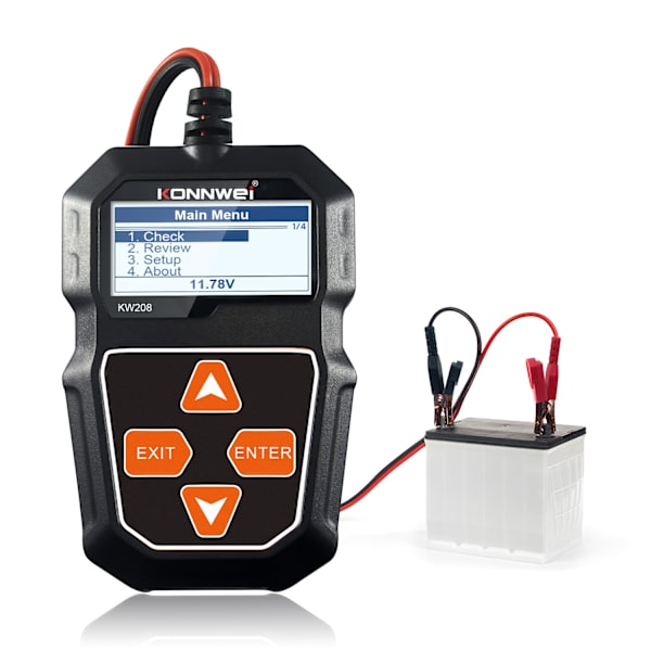 Batteritestbil 12V vevladdningssystem testverktyg