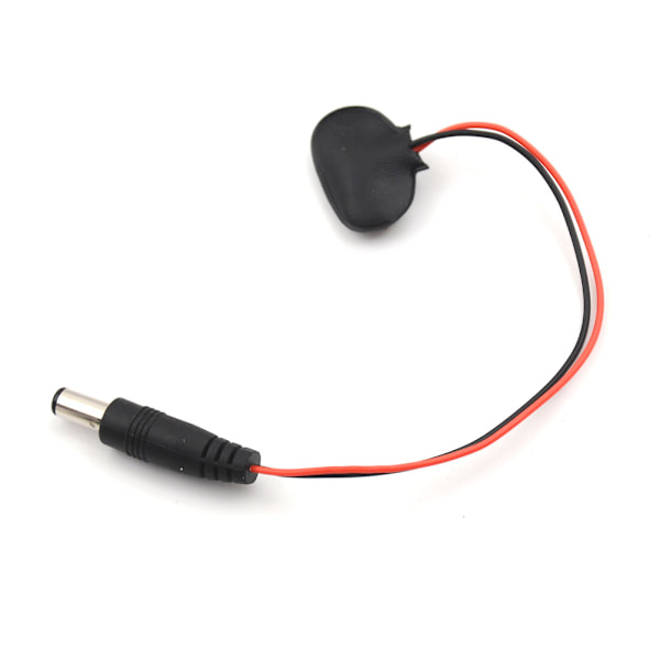 10 st Experimentell 9V batteri Snap power till DC Clip Hane One Size