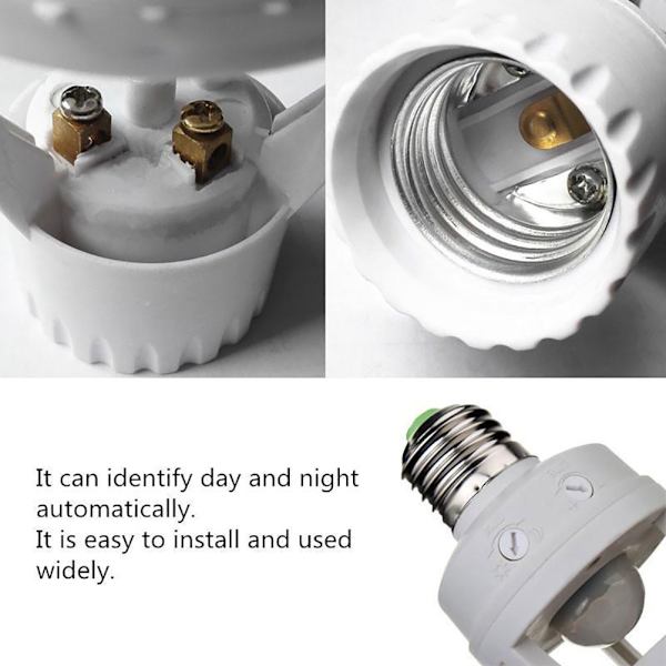 Människokroppens rörelsesensor LED-lampa med kontrolllampa