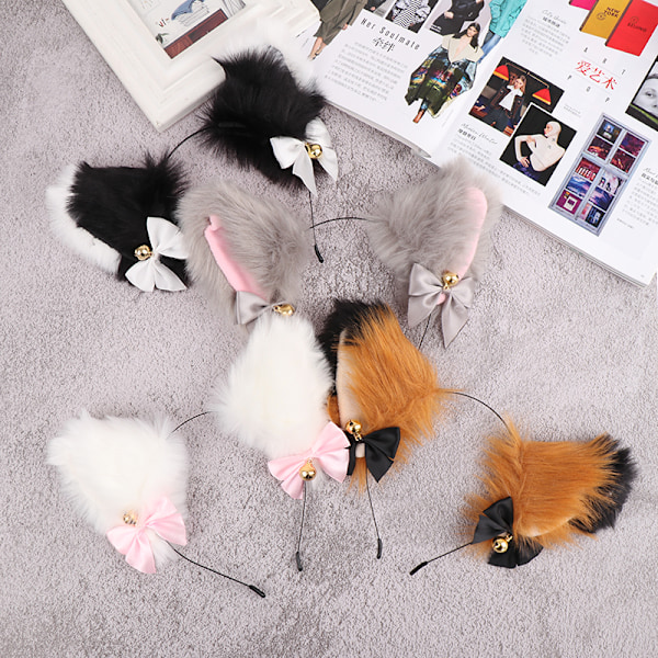 15 färger Vacker maskerad Halloween kattöron Cosplay Bow T A3
