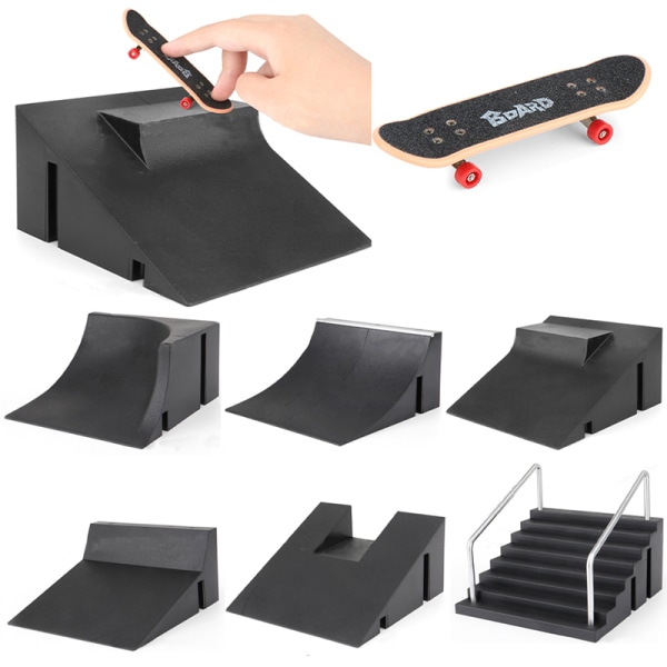 barn finger skateboards skate leksak park ramp set interiör extre A