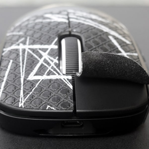 BTL Mouse Grip Tape Skate Handgjord klistermärke Halkfri suger svett A3 A7