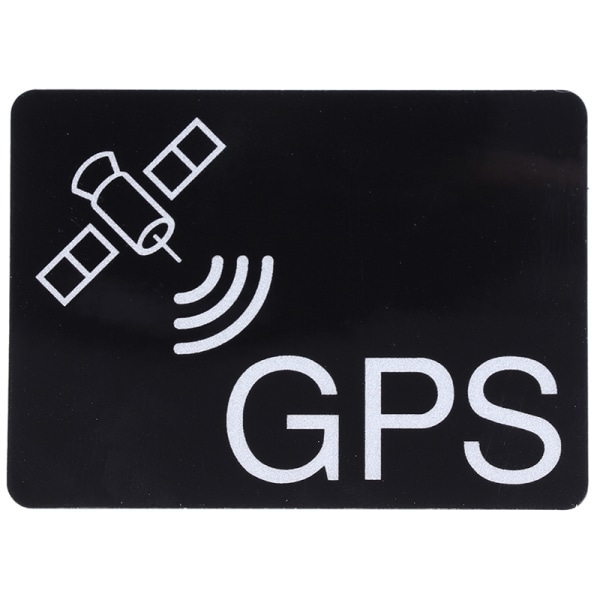 3X Anti-Theft GPS TRACKING Larmsystem klistermärke för bilcykel Silver Black