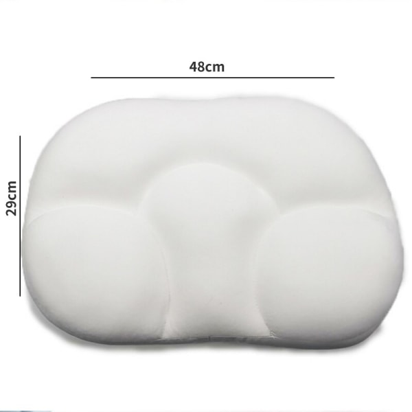 Body Massager Allround Sömnkudde Sleeping Memory Foam grå 48*29*13cm gray