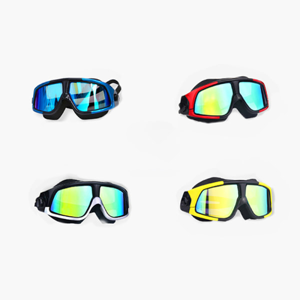Simglasögon Myopia Goggles Vattentät Anti-fog Transparent svart och vitt