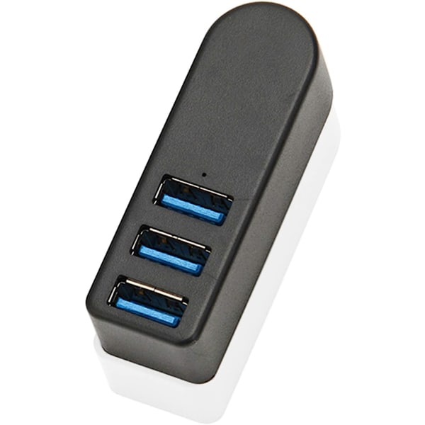 USB 3.0-hubb, aluminium 3-portar mini USB 3.0-hubb, för bärbar dator