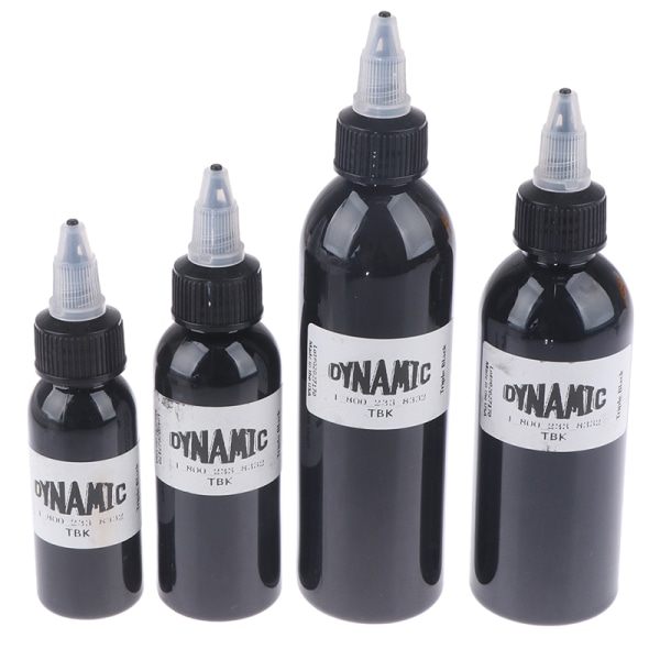 120 ml Svart Set Pigmentflaska Permanent Makeup 60ML 120ML