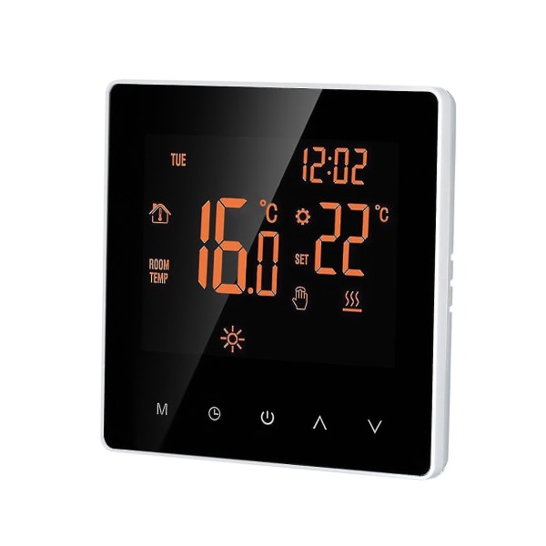 Smart termostat Digital temperaturkontroll Tuya App Control Lcd Display pekskärm Veckoprogrammerbar