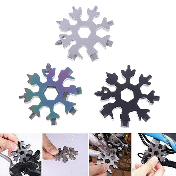 18-i-1 Snowflake multiverktygsverktyg Multicolor