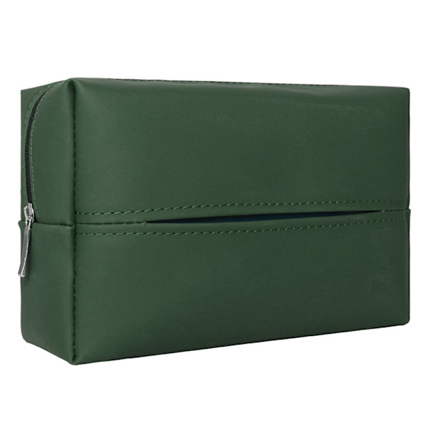 Bil Tissue Box Hållare Bil Armstöd Servett Box Green Green