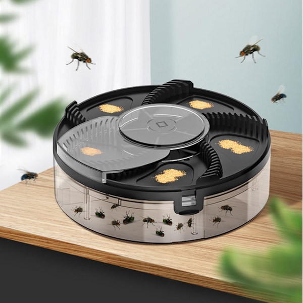 Elektrisk flugfångare, helautomatisk flugfälla