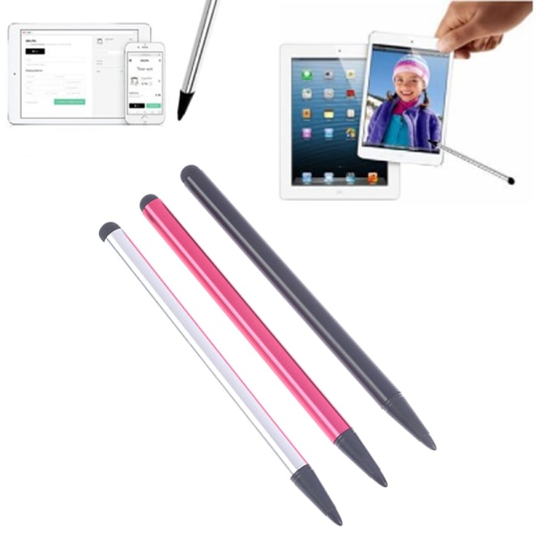 3:a multifunktions kapacitiv penna Touch Stylus Penna för telefon one size
