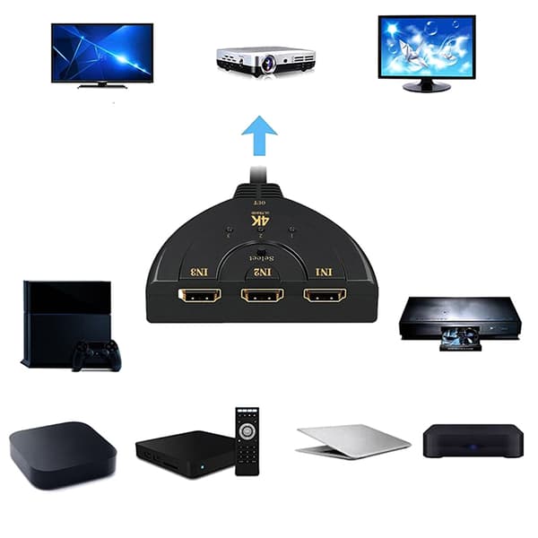 4K*2K 3D Mini 3 Port HDMI-kompatibel 1.4 Switch 4K Switcher