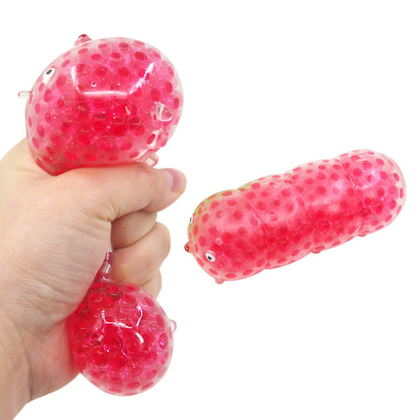 Caterpillar druva boll tecknad pärlor fidget leksak