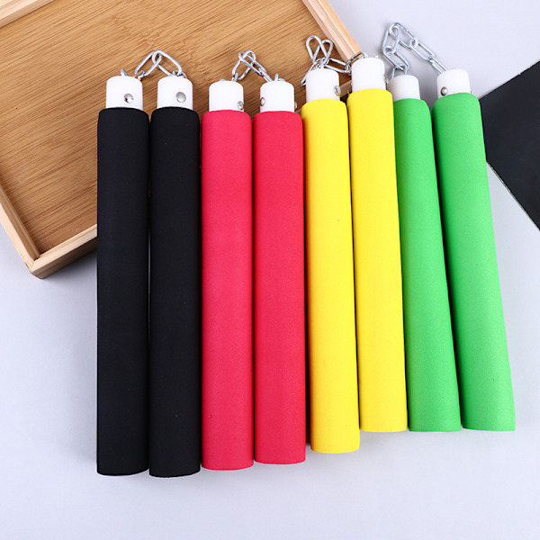 Kampsport Nunchaku Foam Sticks Kung Fu Trainer för nybörjare one size