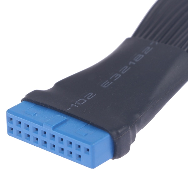 Moderkort USB 3.0 19PIN Header 1 till 2 förlängningsdelarkabel