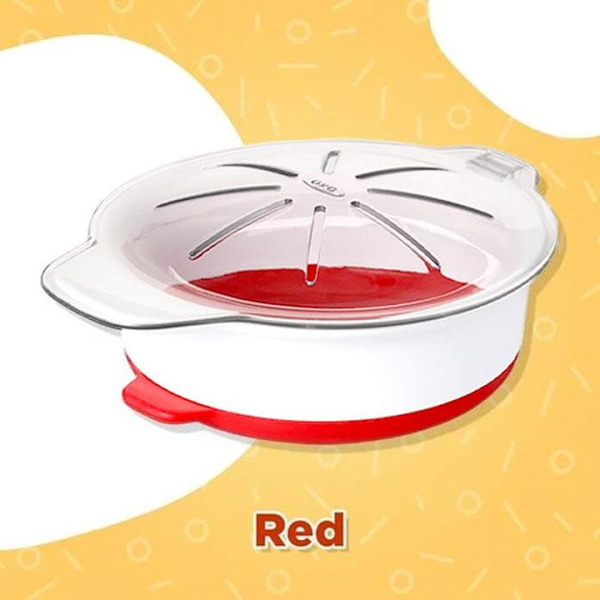Mikrovågsugn Frukost Ångat ägg Uppvärmningsskål Snabb red red
