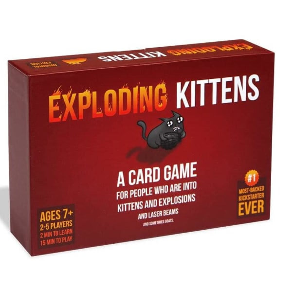 Exploding Kittens Card Game Original Edition komplett i kartong