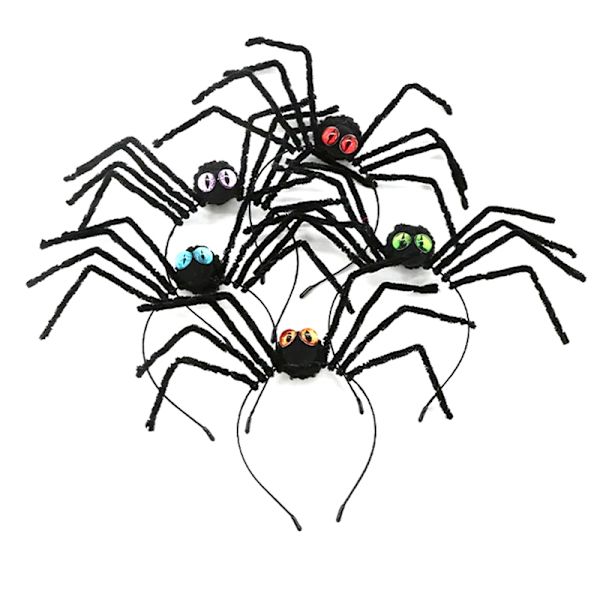 Halloween Spider Headdress Creative Funny Spider Masquerade Blue